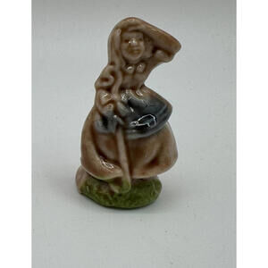 Vintage Wade Whimsies Little Bo Peep Nursery Rhyme Series Figurine